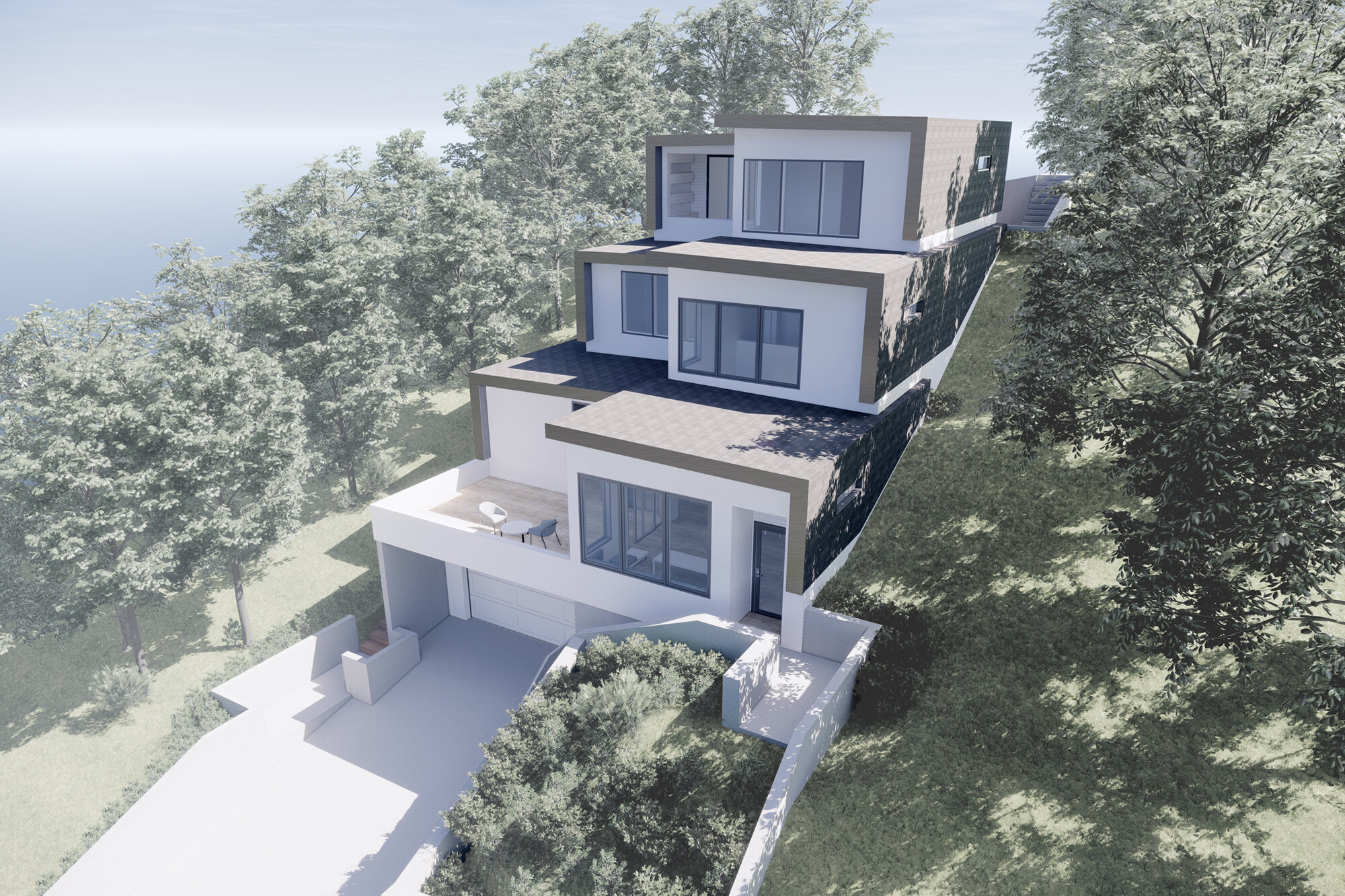 House on the Coast, El Granada, official studio rendering